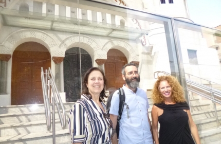 Professor israelense visita o Museu Judaico de São Paulo